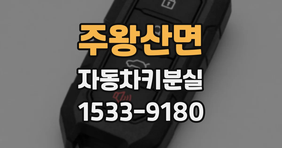 주왕산면 자동차키분실