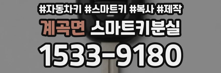 계곡면 스마트키분실