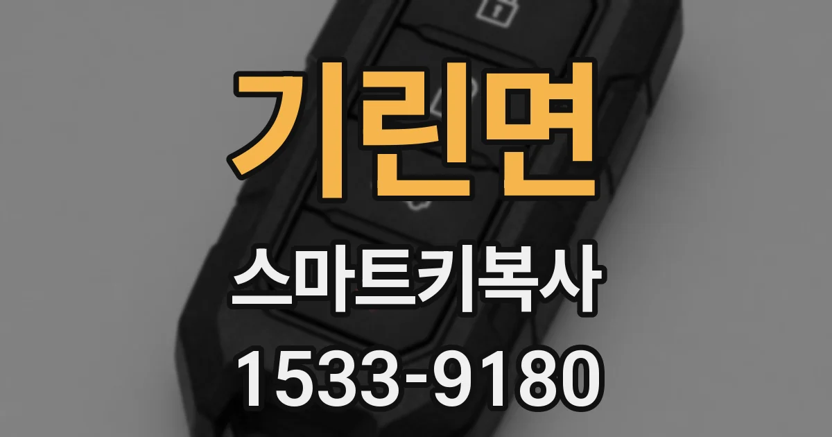기린면 스마트키복사