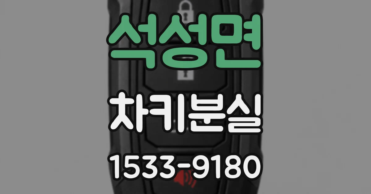 석성면 차키분실