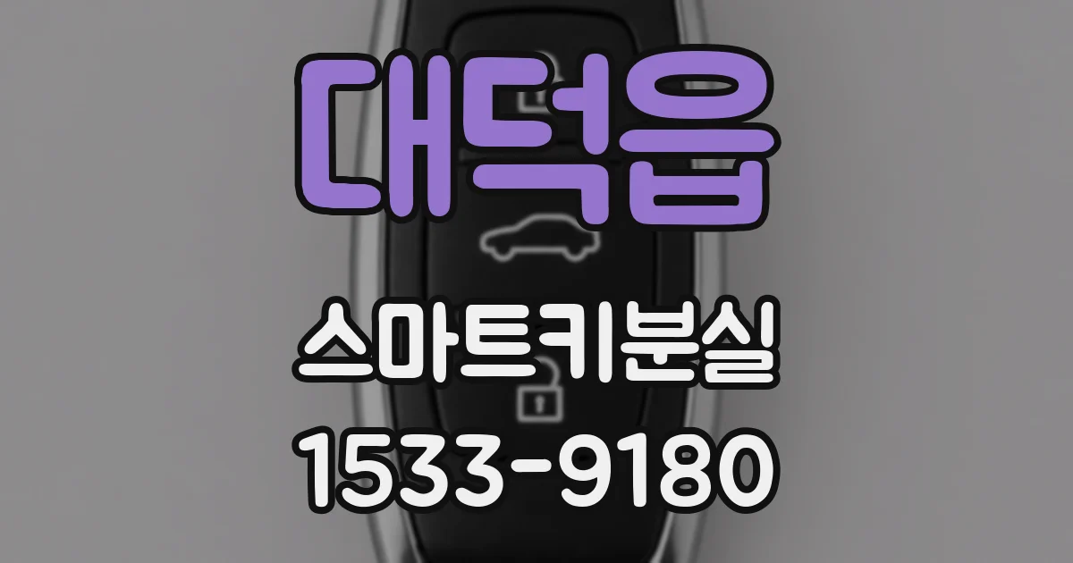 대덕읍 스마트키분실