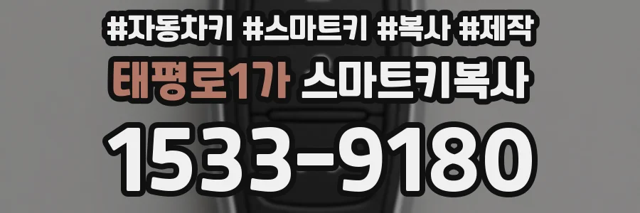 태평로1가 스마트키복사
