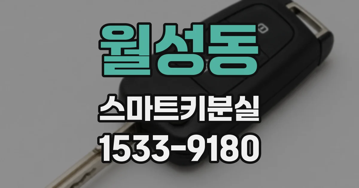 월성동 스마트키분실