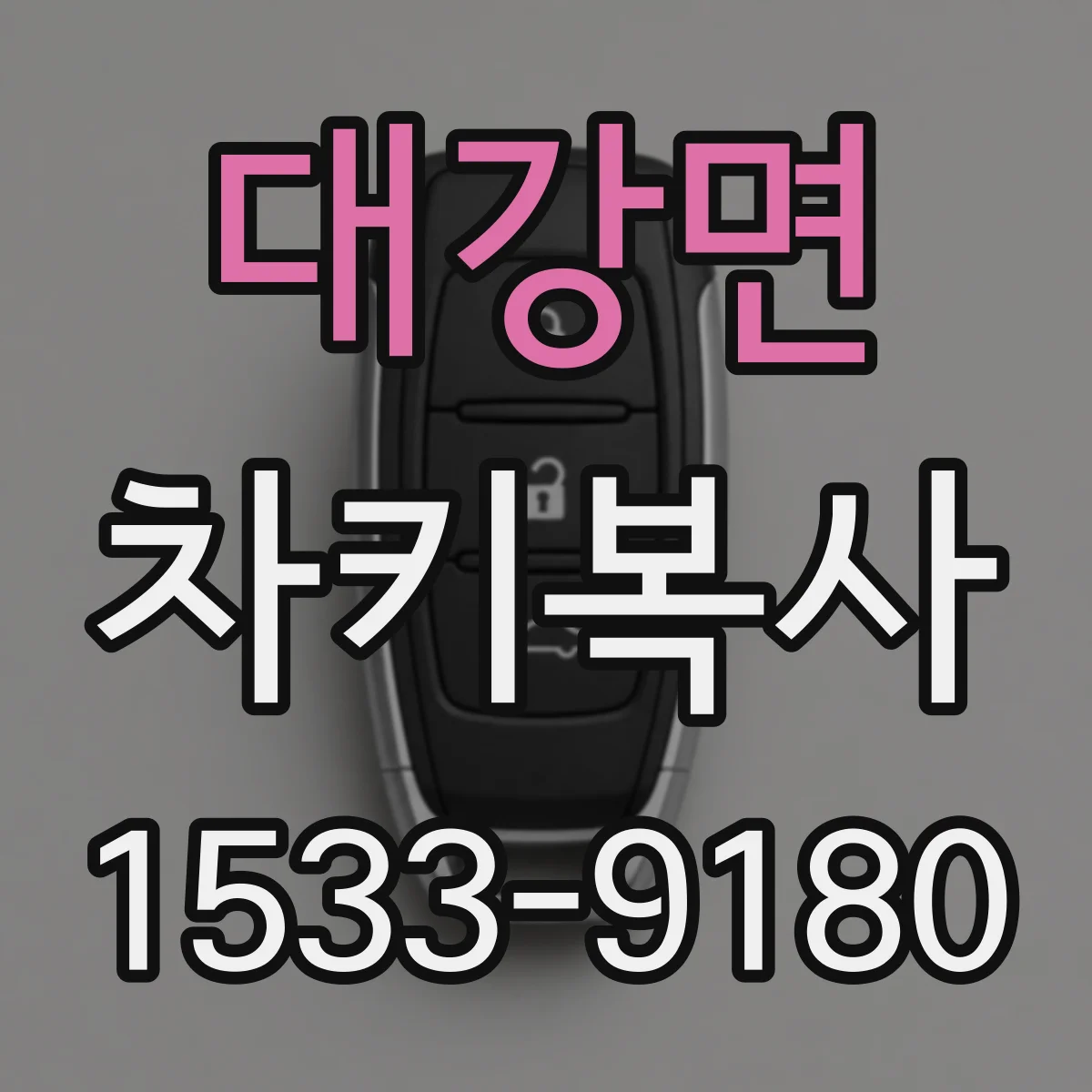 대강면 차키복사