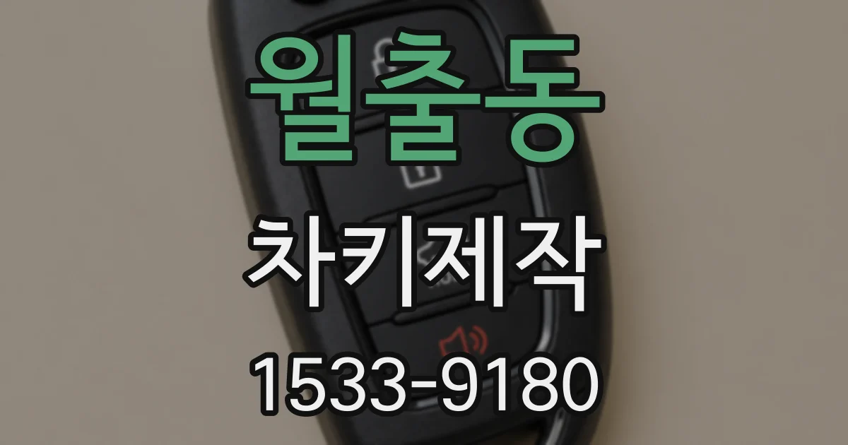 월출동 차키제작