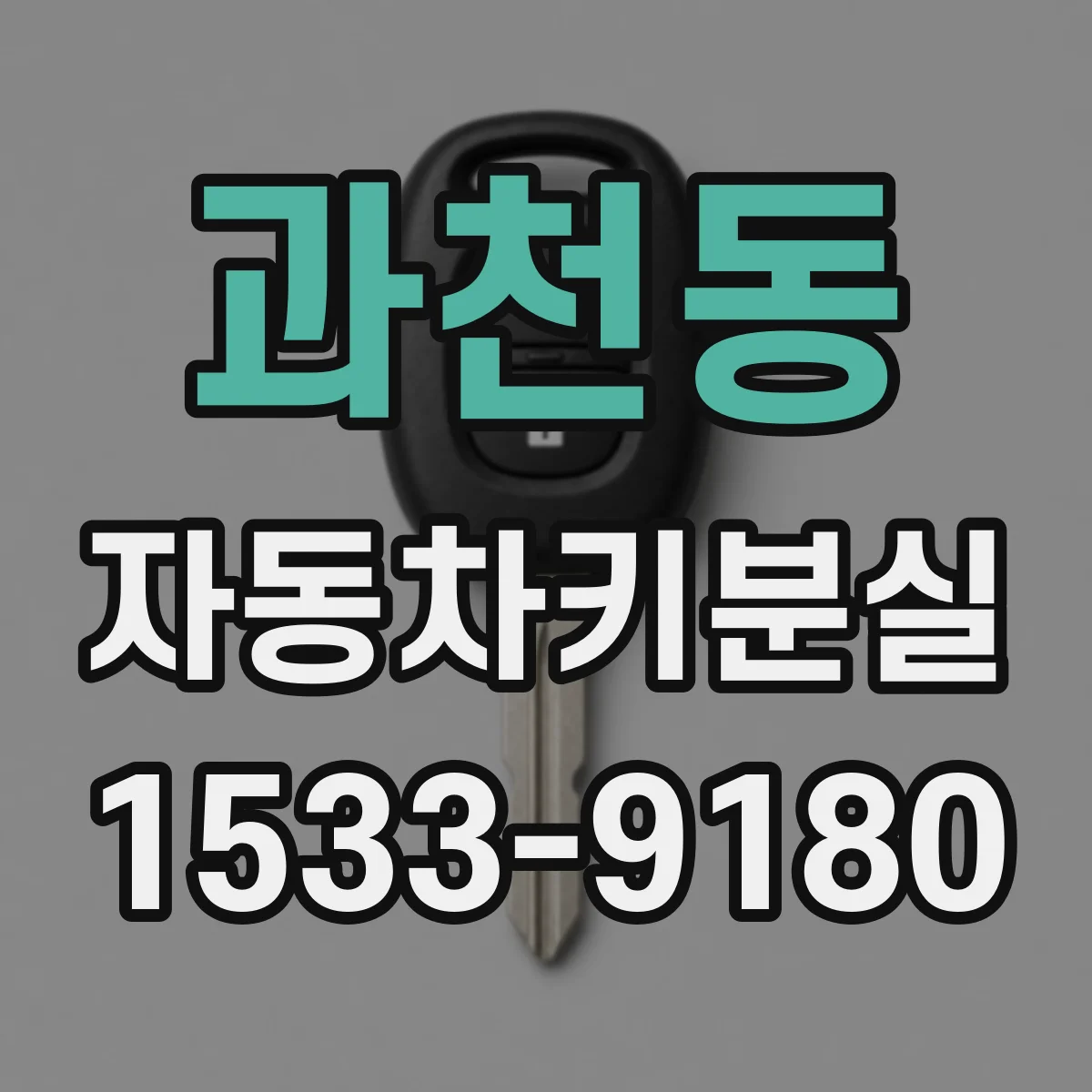 과천동 자동차키분실