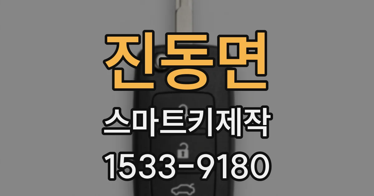 진동면 스마트키제작