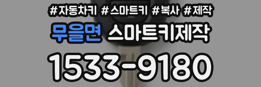 무을면 스마트키제작