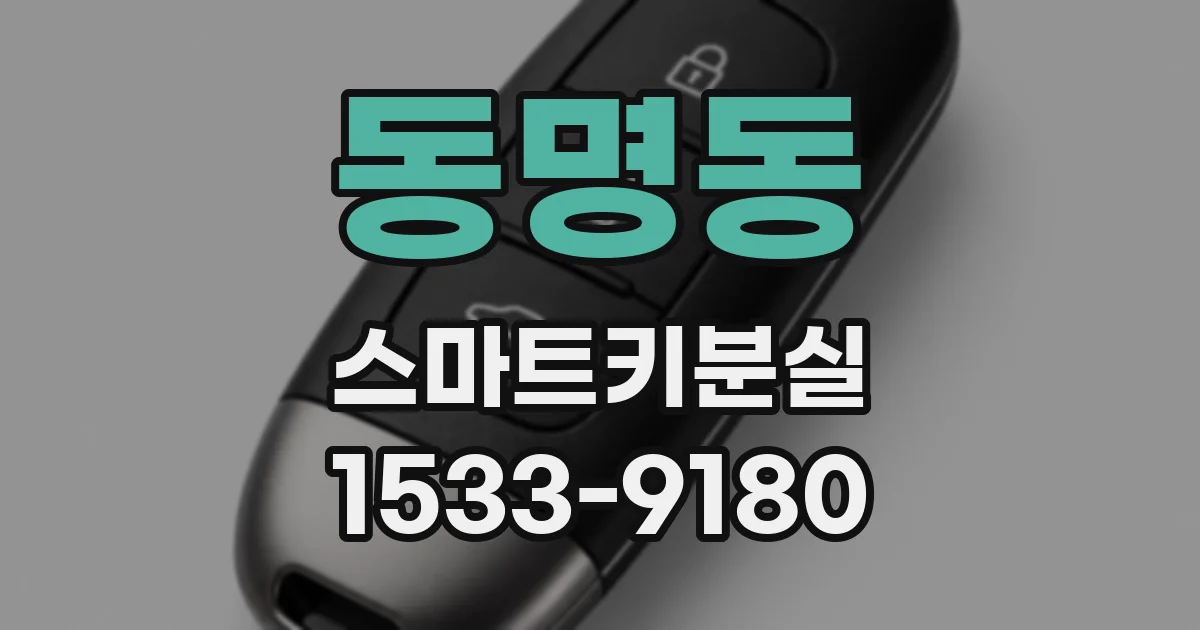 동명동 스마트키분실