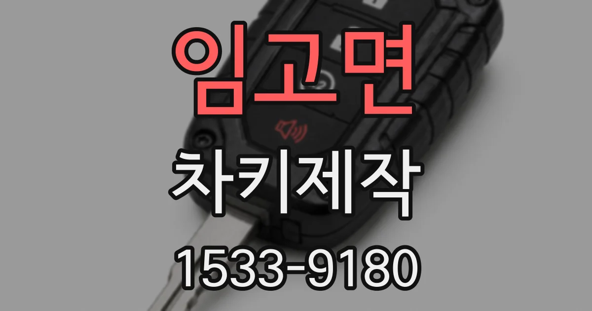 임고면 차키제작