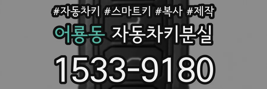 어룡동 자동차키분실