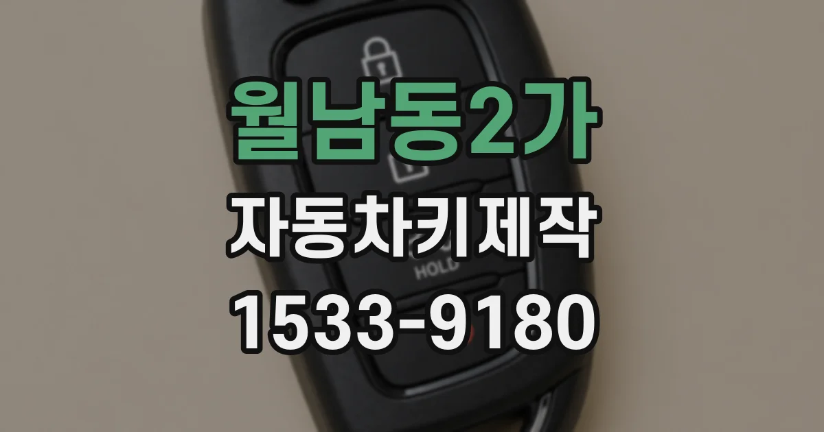 월남동2가 자동차키제작