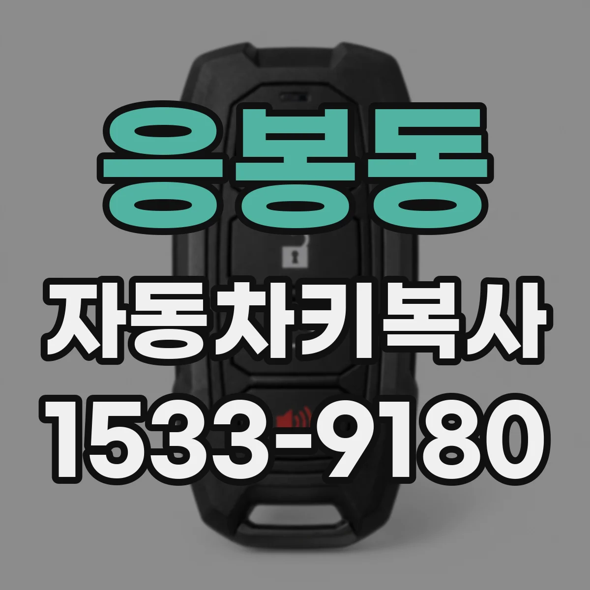 응봉동 자동차키복사