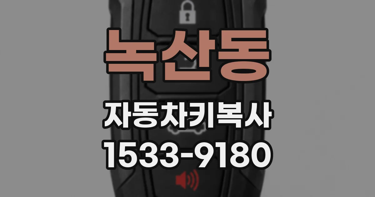 녹산동 자동차키복사