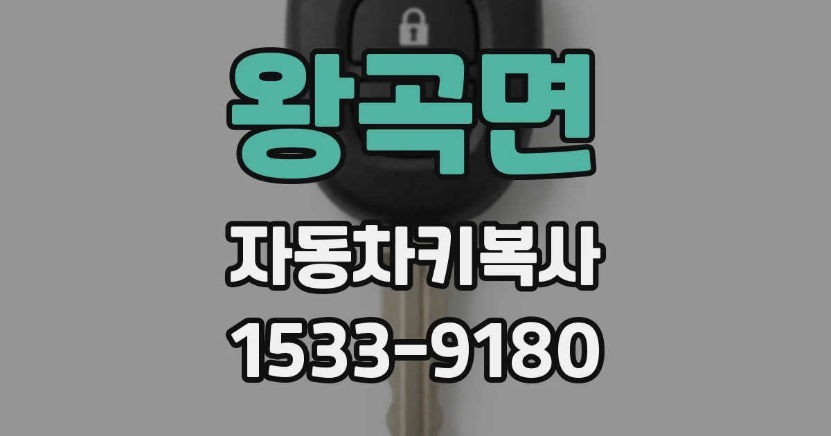 왕곡면 자동차키복사