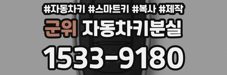 군위 자동차키분실