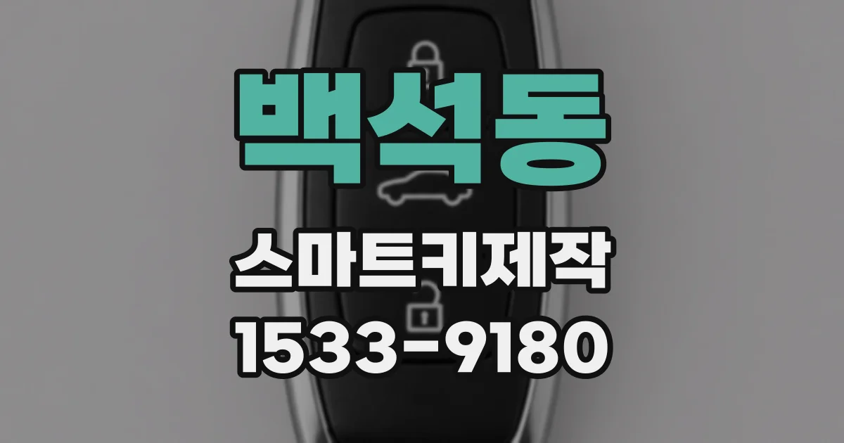 백석동 스마트키제작