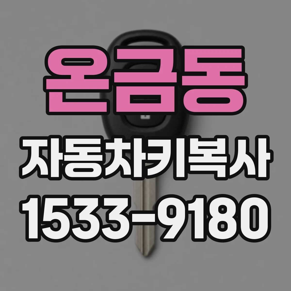 온금동 자동차키복사