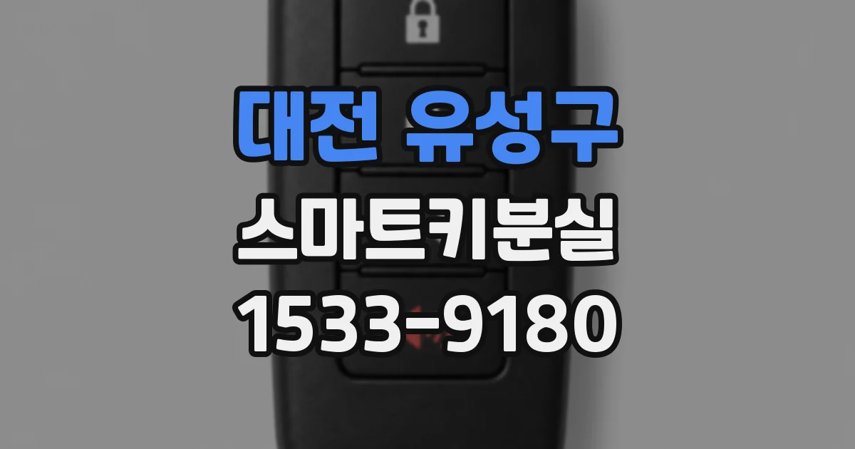 대전 유성구 스마트키분실