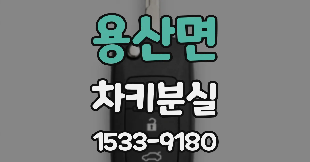 용산면 차키분실