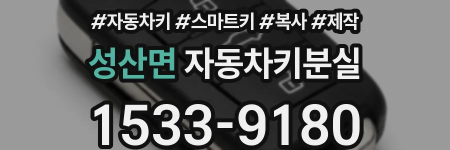 성산면 자동차키분실
