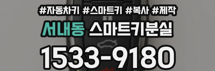 서내동 스마트키분실