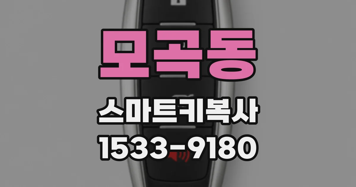 모곡동 스마트키복사
