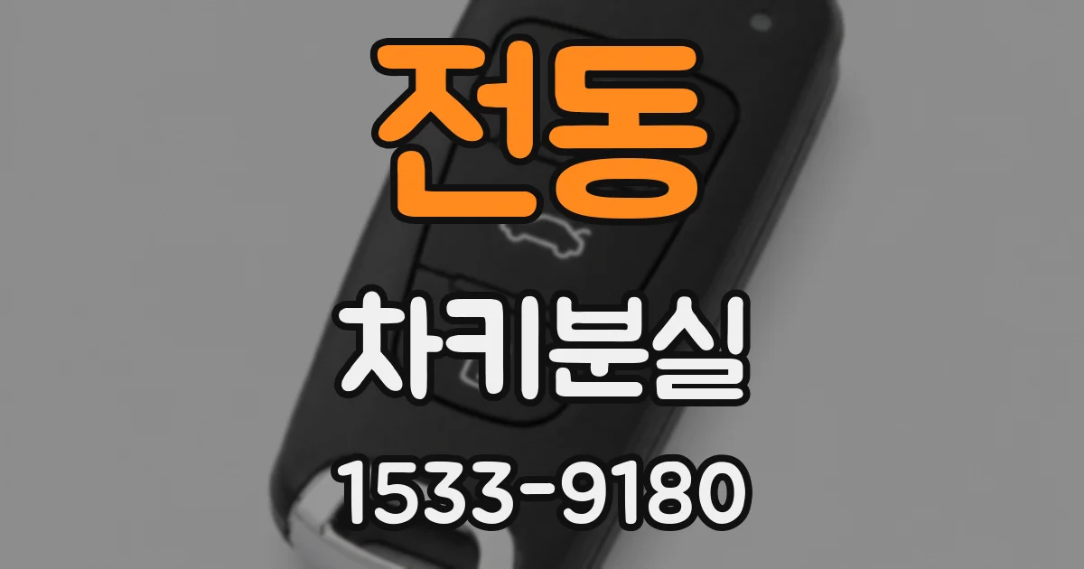 전동 차키분실