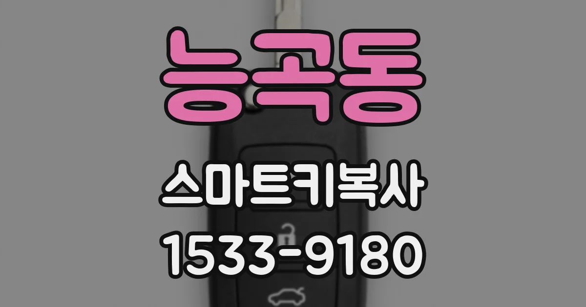 능곡동 스마트키복사