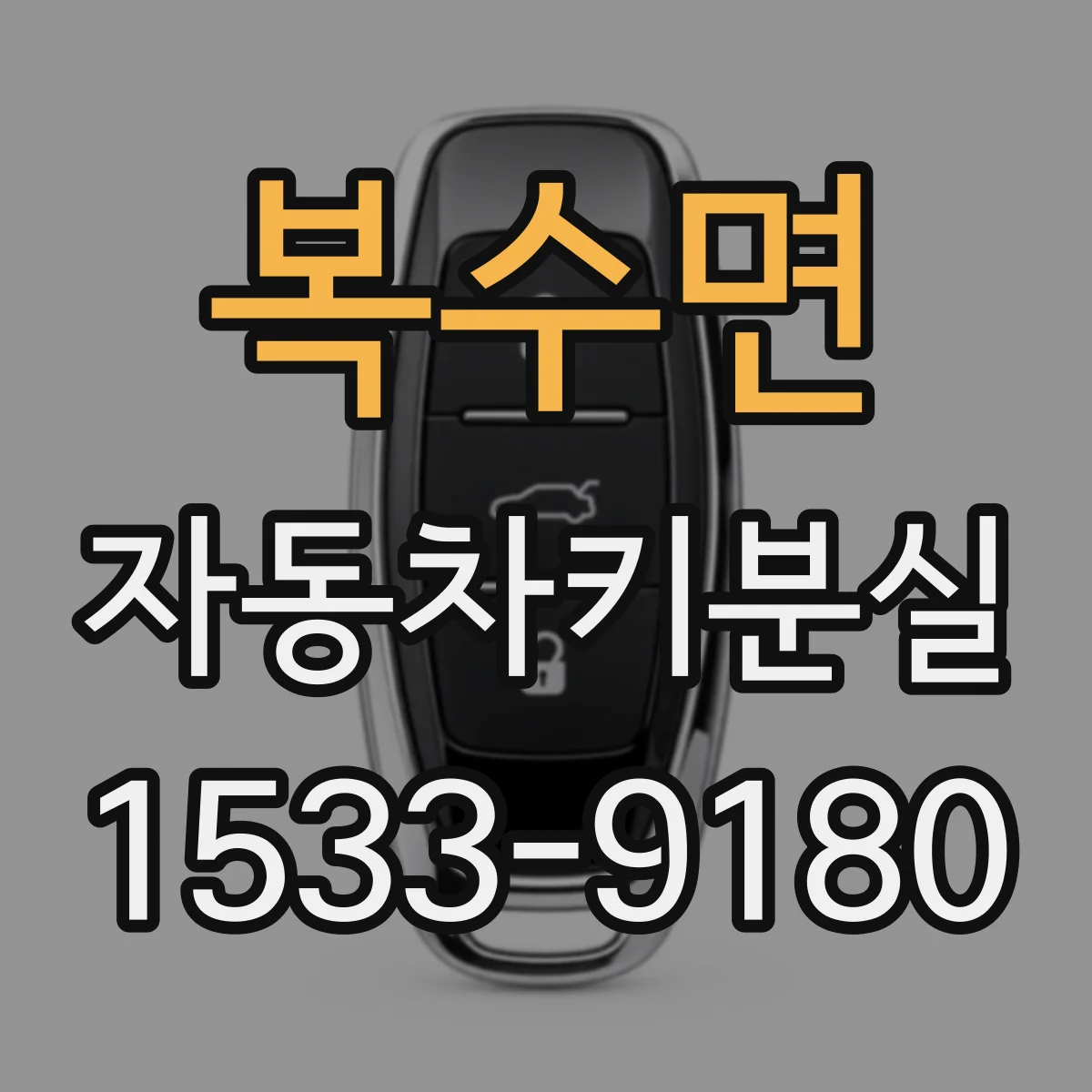 복수면 자동차키분실