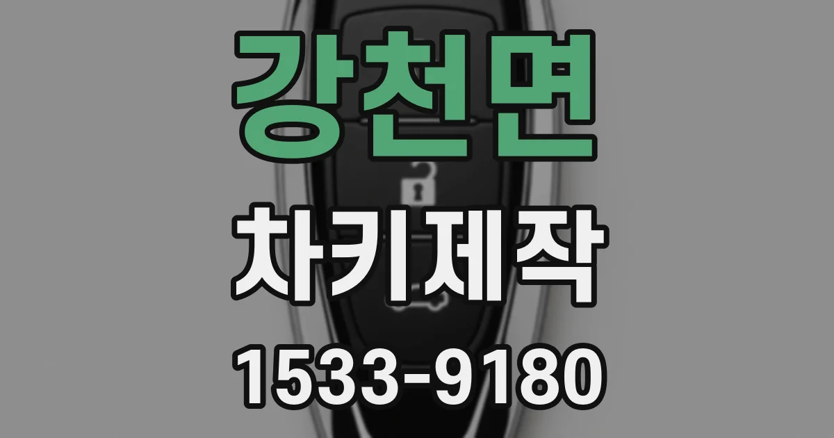 강천면 차키제작