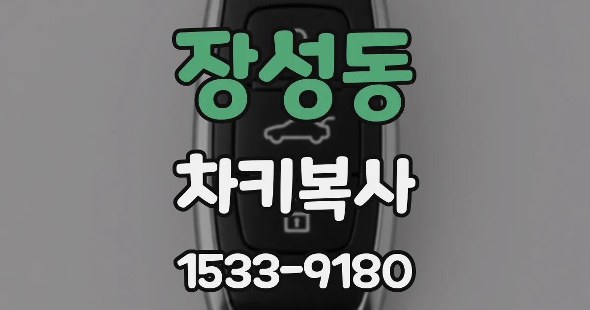장성동 차키복사
