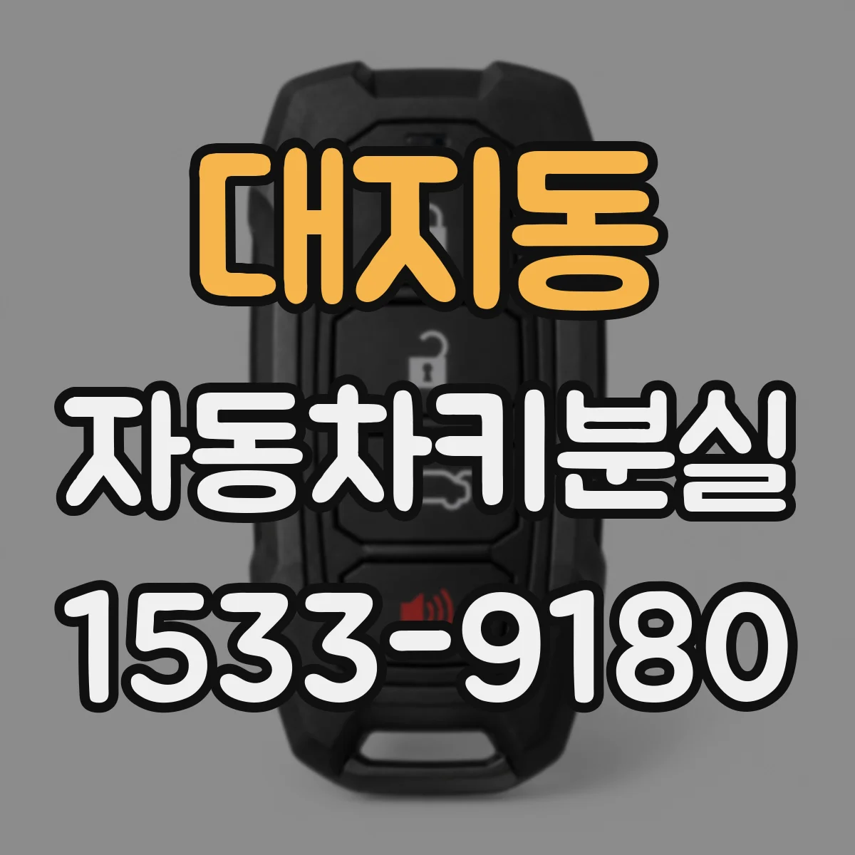 대지동 자동차키분실