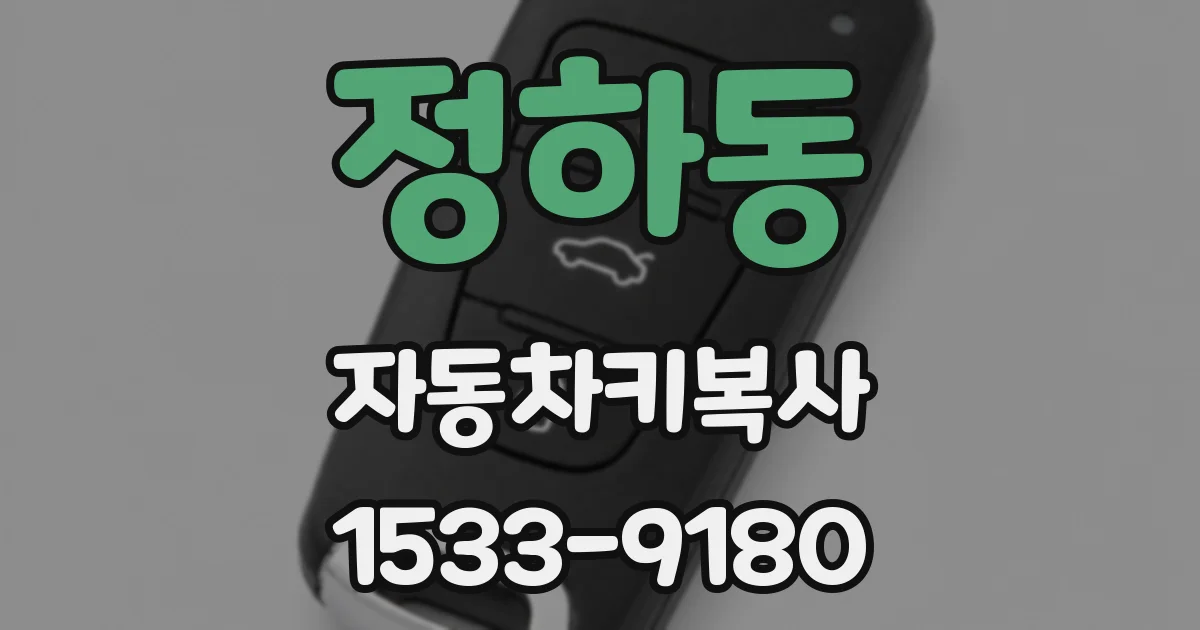 정하동 자동차키복사