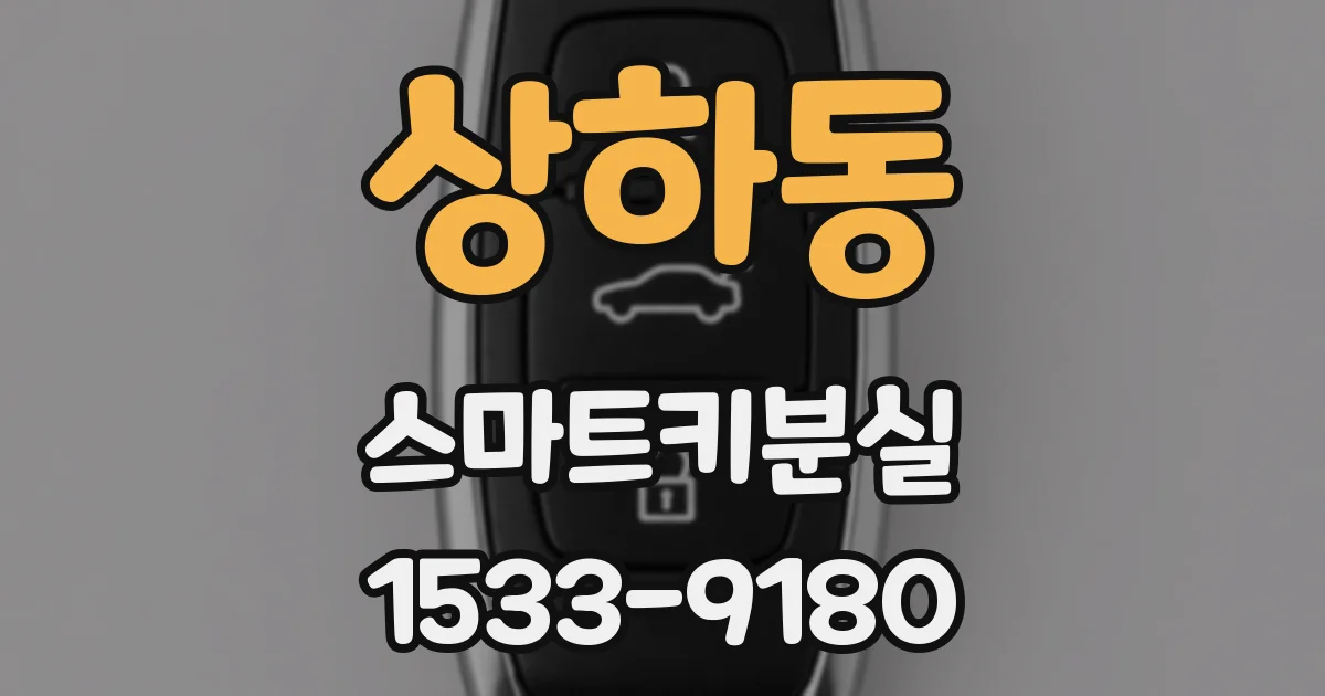 상하동 스마트키분실