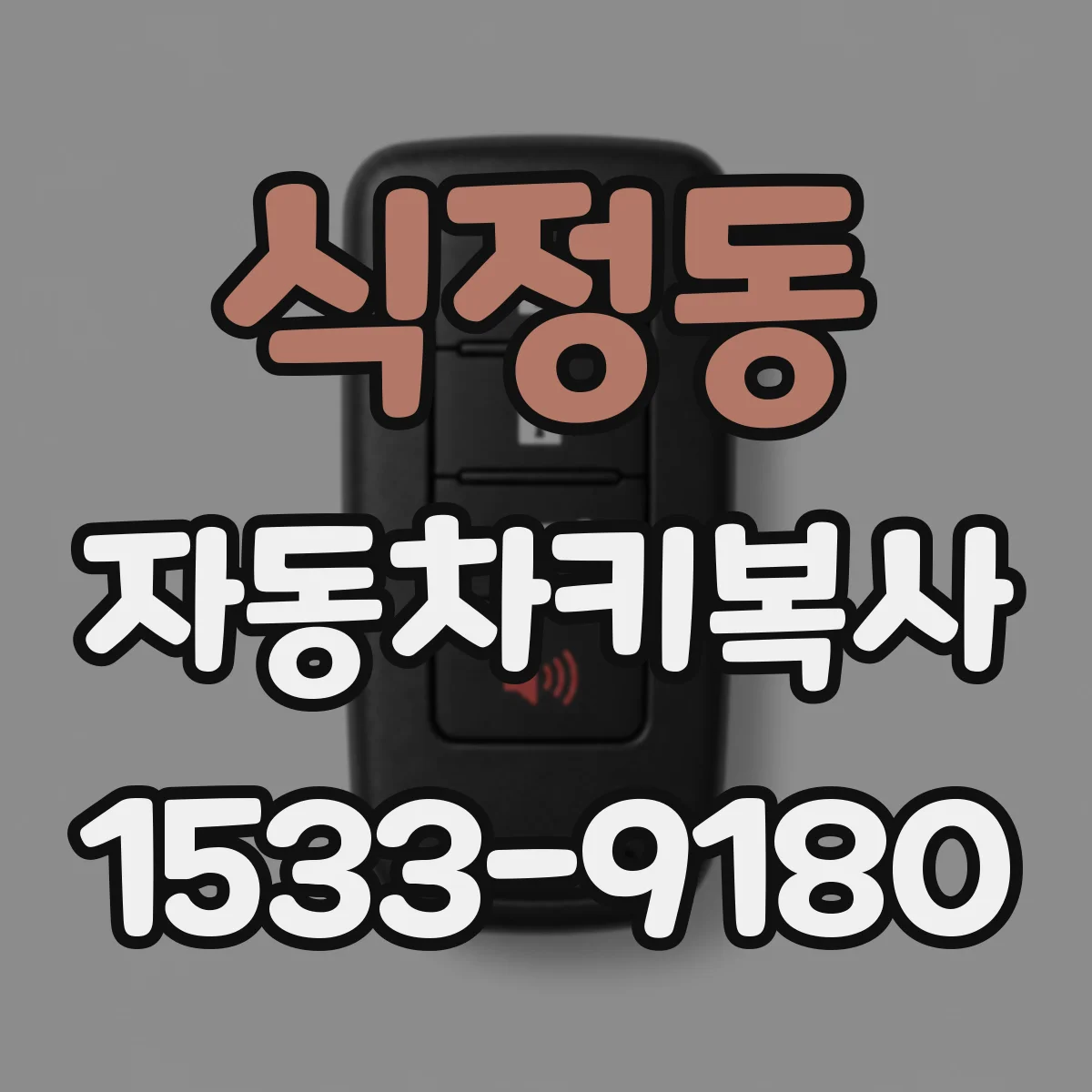 식정동 자동차키복사