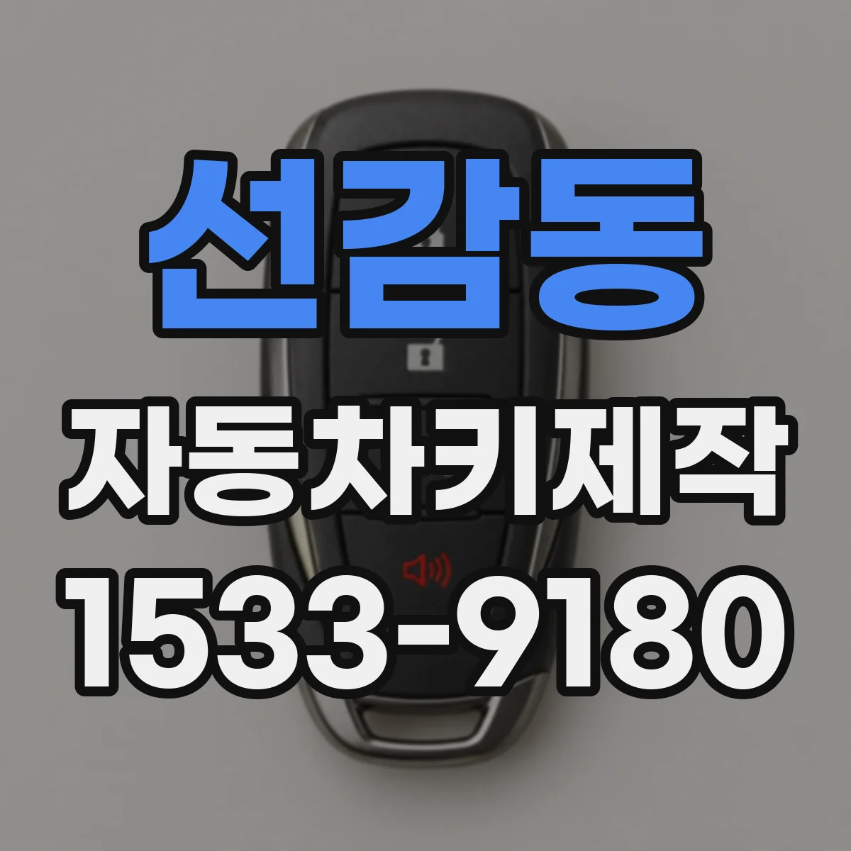 선감동 자동차키제작
