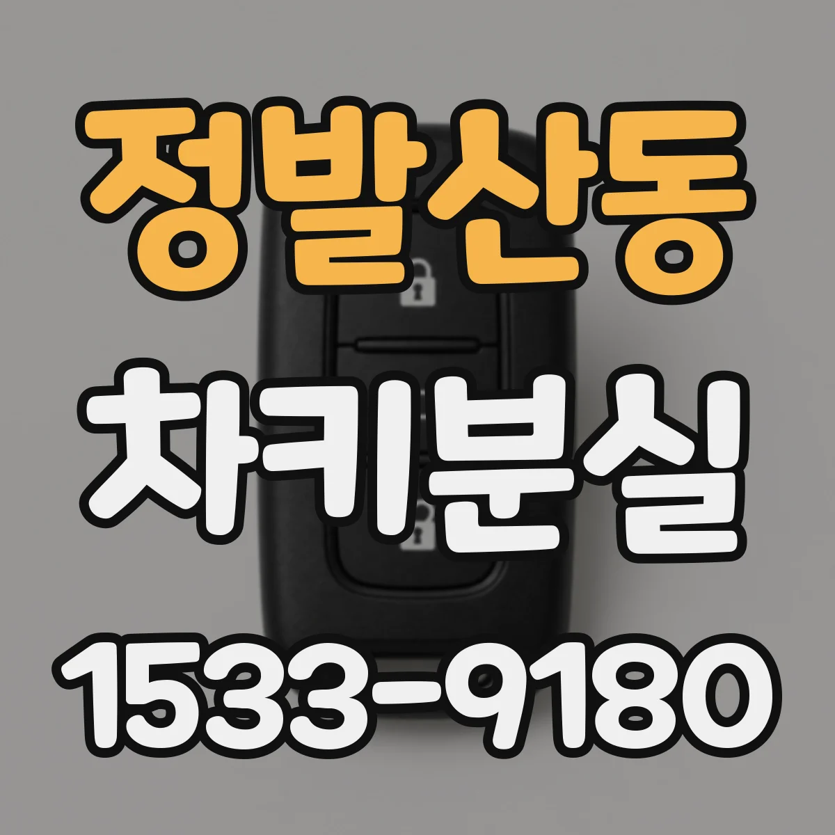정발산동 차키분실