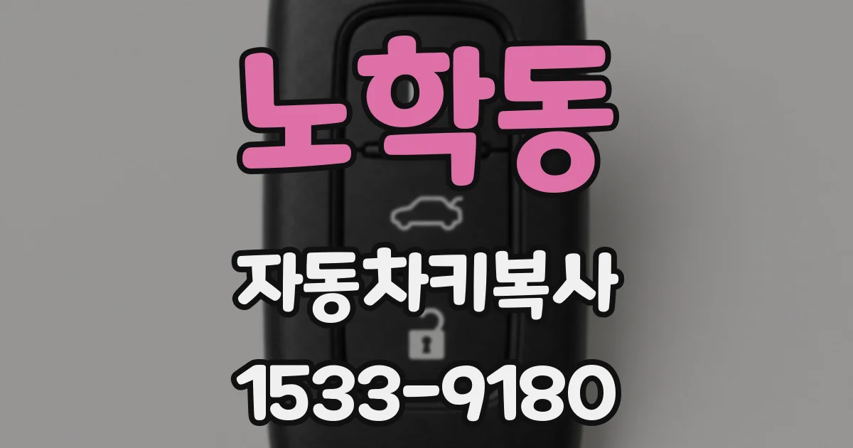 노학동 자동차키복사