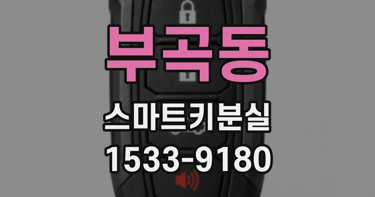 부곡동 스마트키분실