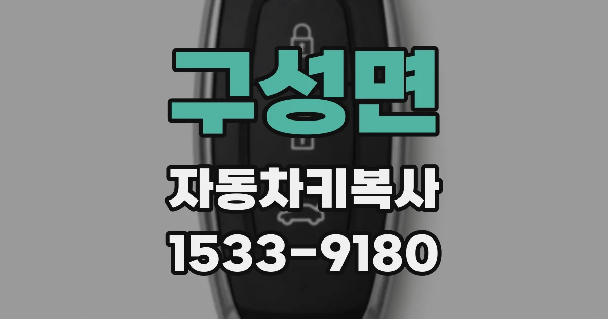 구성면 자동차키복사