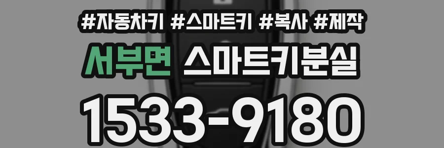 서부면 스마트키분실