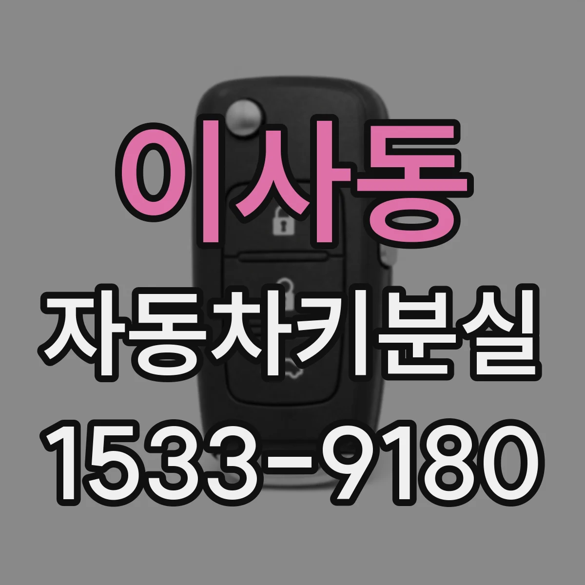 이사동 자동차키분실