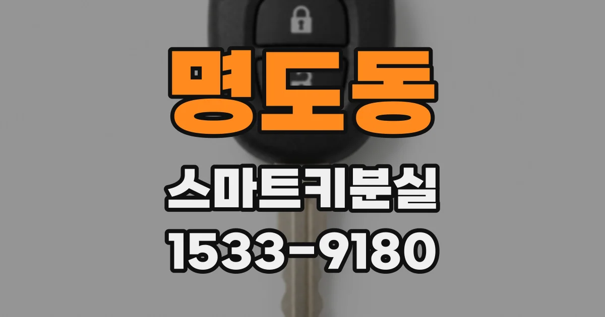 명도동 스마트키분실