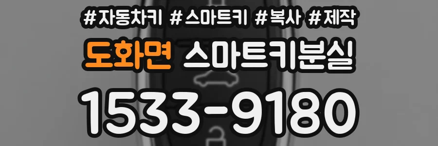 도화면 스마트키분실