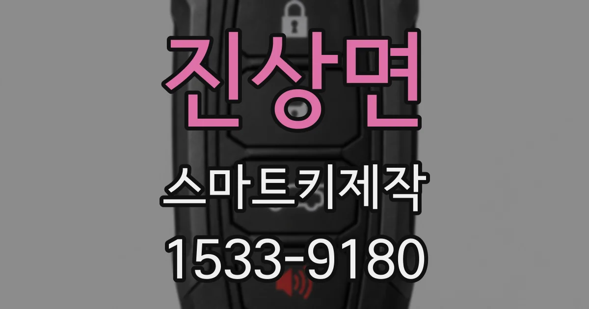 진상면 스마트키제작
