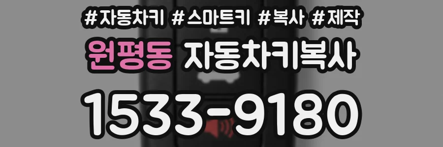 원평동 자동차키복사