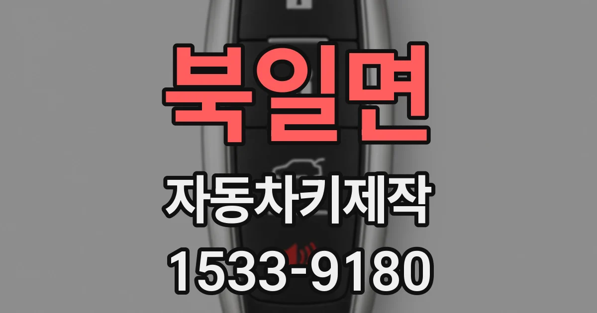 북일면 자동차키제작