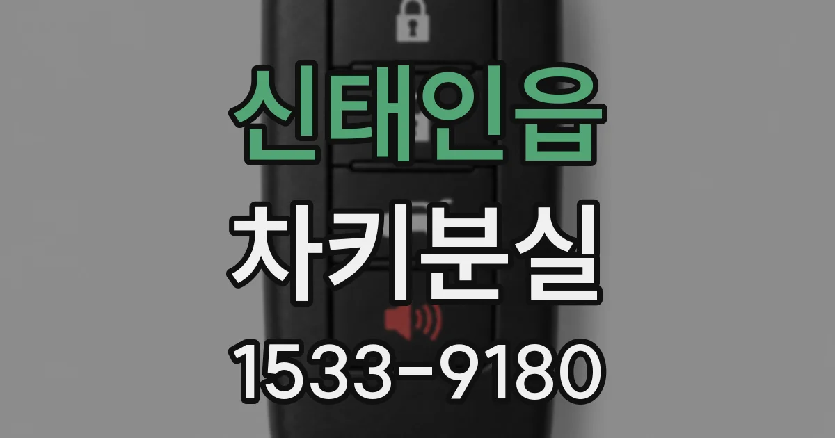 신태인읍 차키분실