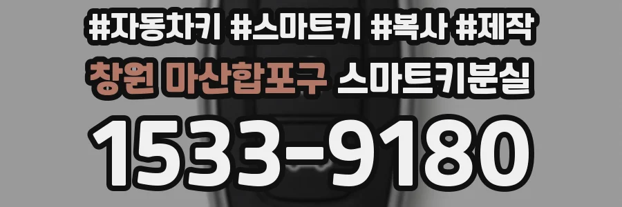 창원 마산합포구 스마트키분실